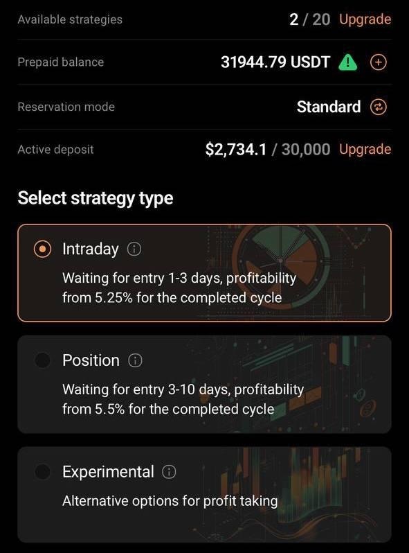 Mobile Trading Platform Screenshot 1